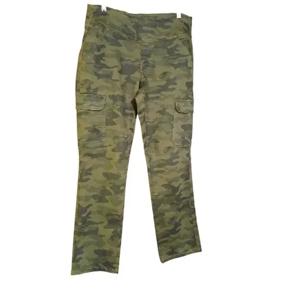 BELLE BY KIM GRAVEL Camouflage Cargo Pants 12 - NWOT - Picture 6 of 13